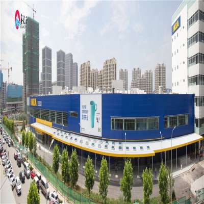 prefabricated steel structure supermarket store mall building CN