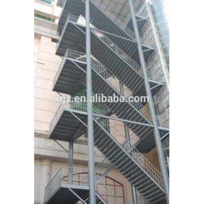 Prefabricated metal stair for warehouse&apartment&Residential building