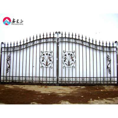 Fancy Steel Handrail Fence Gate Guardrail